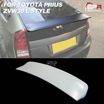 

Car-styling L Style Fiberglass Rear Wing FRP Fiber Glass Trunk Lip Spoiler Bootlid Splitter For Toyota 08'.05~11'.11 Prius ZVW30