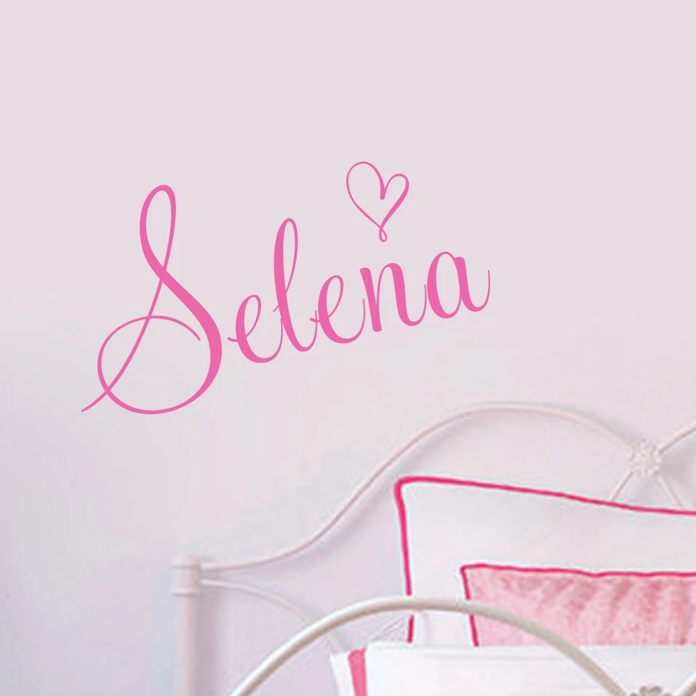 Personalized Custom Name Butterfly Wall Sticker Wallpaper For Nursery Kids Room Decoration Vinyl Stickers Bedroom Decals