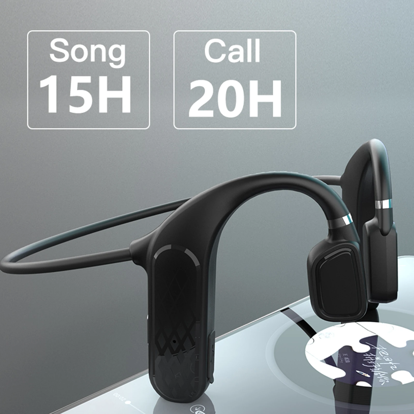 MD04 Bluetooth V5 0 Wireless Headphones With Bone Conduction Earphones TWS Headset Sport Waterproof Earbuds Ergonomic Design