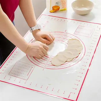 

Pastry Mat Extra Large Thick Silicone Baking Mat with Measurements Non Stick Non Slip Pastry Rolling Mat - 50x70cm