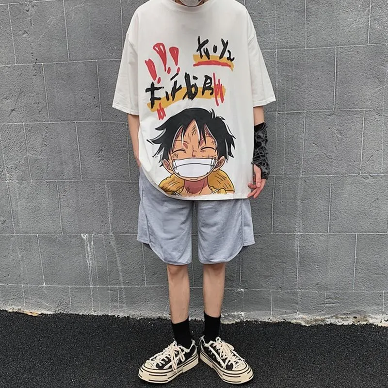 Забавный белый шикарный принт в стиле Харадзюку летняя модная крутая Черная