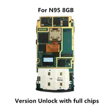 Полная работа разблокирована используется для Nokia N95 8GB Материнская плата логическая материнская плата MB Plate