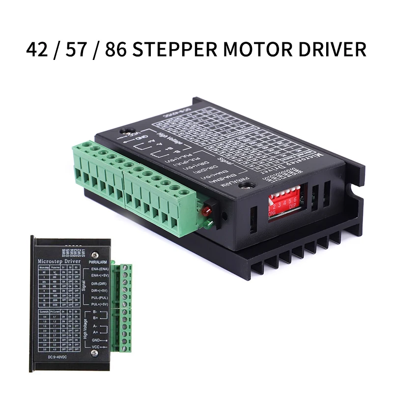 Драйвер шагового двигателя TB6600 23 Большие размеры 34-42/57/86 Nema17 DC9-40V 1 шаговый