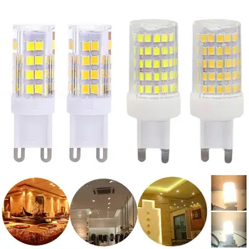 

G4 G9 E14 Ceramic LED Corn Bulb Light 5W/10W 2835SMD Corn Bulb Lamp Replace Halogen Spotlight Lamp Chandelier Candle Lights