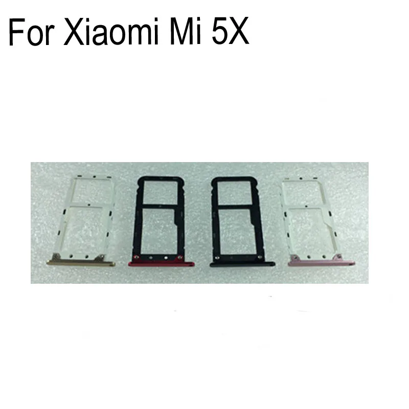 100% Nuovo Vassoio Per Scheda Sim Oro Per Xiaomi Mi 5X Vassoio Per Scheda Sd Supporto Per Scheda Sim Cassetto Per Scheda Sim Per Xiaomi Mi 5 X Parti X