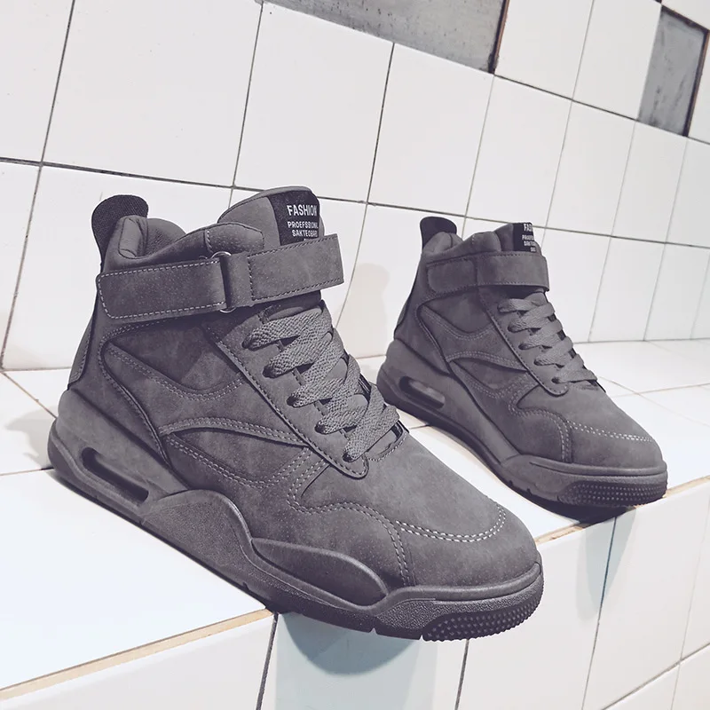 

Autumn Men Shoes Korean-style Trend Hip Hop High Shoes Versatile Casual Sport Sneakers High State of Men Trendy Shoes Winter