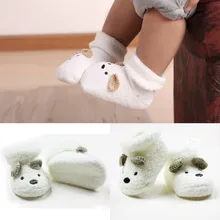 Модные объёмные носки для малышей; милые детские носки; плотные махровые свободные носки с манжетами для новорожденных