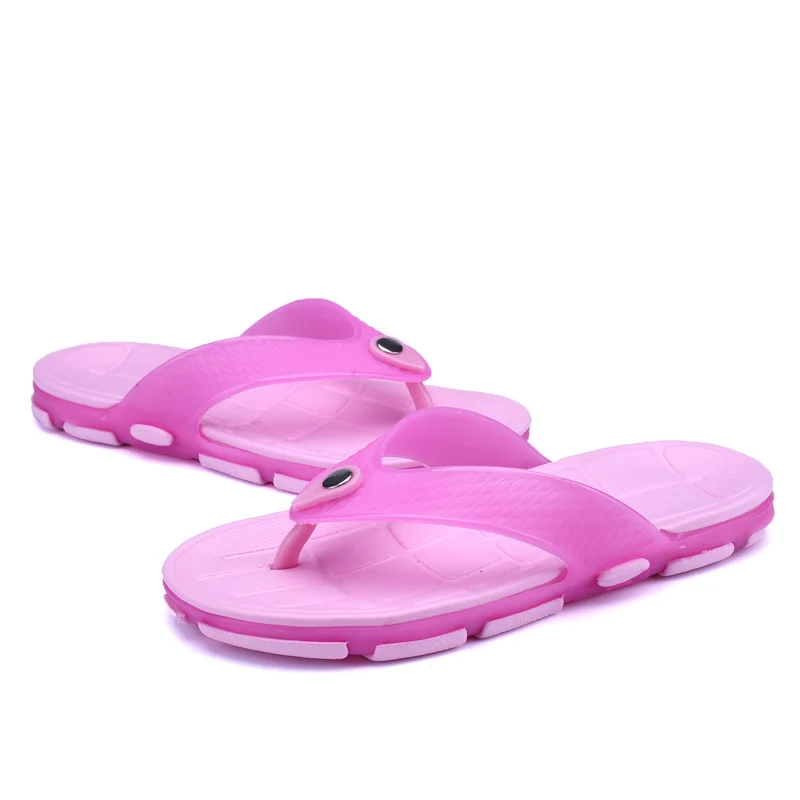 Г., женская и Мужская Летняя обувь для влюбленных пар легкие пляжные шлепанцы для отдыха на плоской подошве дышащие Лоферы без шнуровки - Цвет: Pink