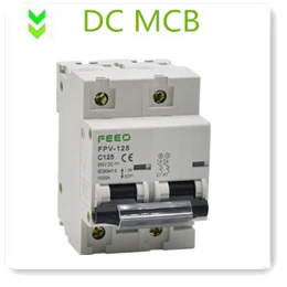 FEEO 3P DC Circuit Breaker DC 750V 800VFOR PV( Solar) system 6A 10A 16A 20A 25A 32A 40A 50A 63A FPV-63 TUV& CE Certificate