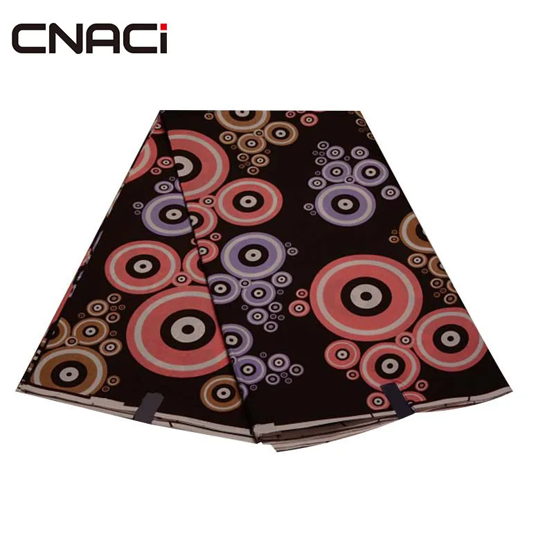 

CNACI African Print Fabric Ankara Wax 6 Yards/Piece New Veritable Wax Block Print Fabric Tissu Africain Batik Wax For Wedding