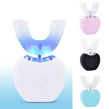 Водонепроницаемый 360 градусов Автоматическая звуковая зубная щетка инструмент для отбеливания зубов