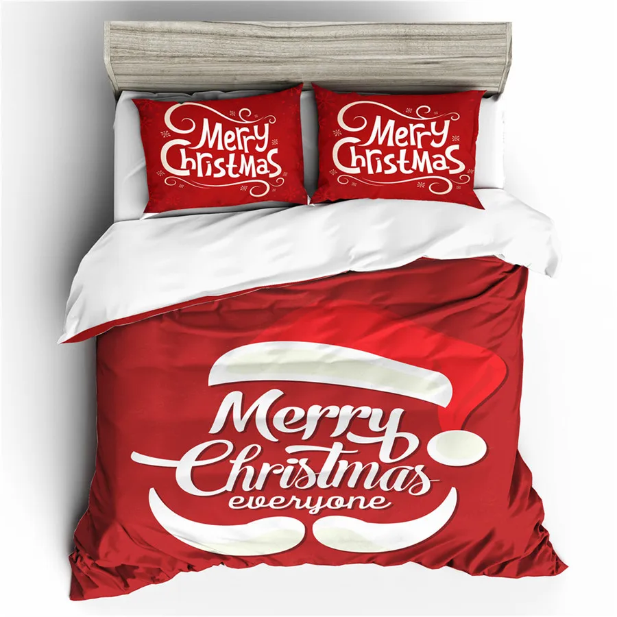 

A Bedding Set 3D Printed Duvet Cover Bed Set Christmas Home Textiles for Adults Bedclothes with Pillowcase #SDJ08