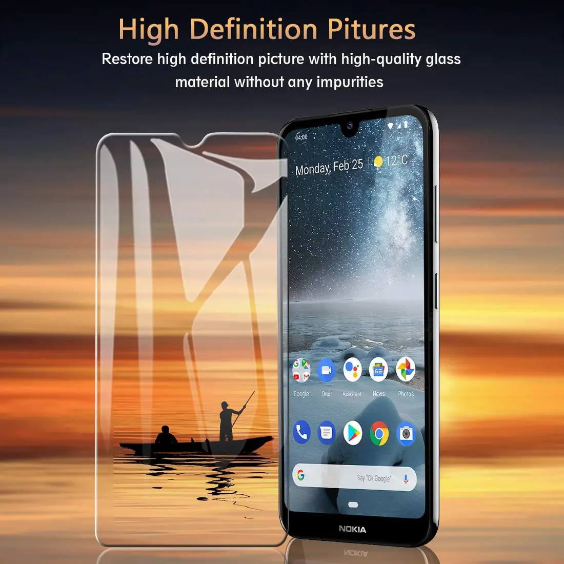 Закаленное Стекло для Nokia 7,2/6,2/2,2/4,2/3,2 телефон Экран протектор для Nokia 7,2 против царапин защитная пленка, стекло объектива - Цвет: For Nokia 3.2