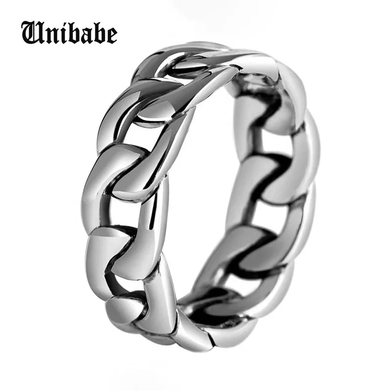Pure Silver 925 Thai Silver Lovers Couple Rings Band Retro Weave Braid Cross Link Chain S925 Ring Bands Jewelry (HY)
