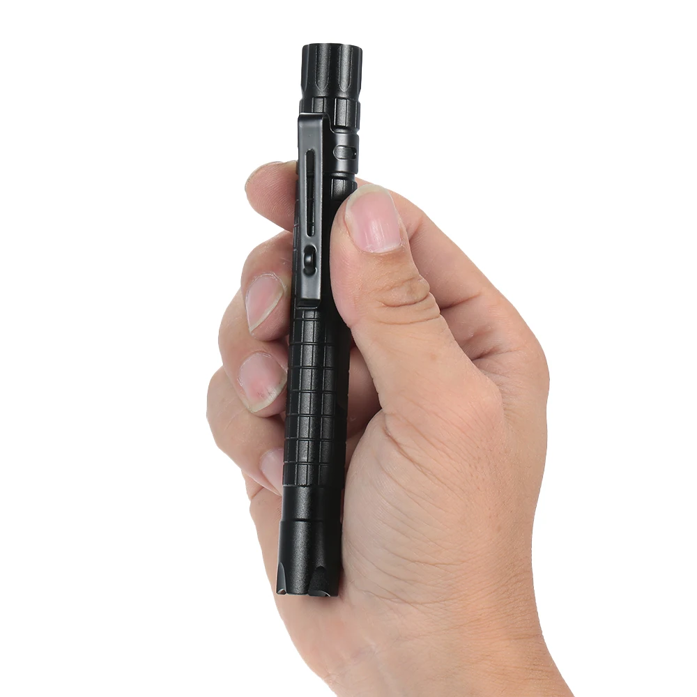 

Outdoor Tool Pen Torch Light Water Resistant Mini Pen Light Camping Torch Riding LED Aluminum alloy 36g mini LED Flashlight
