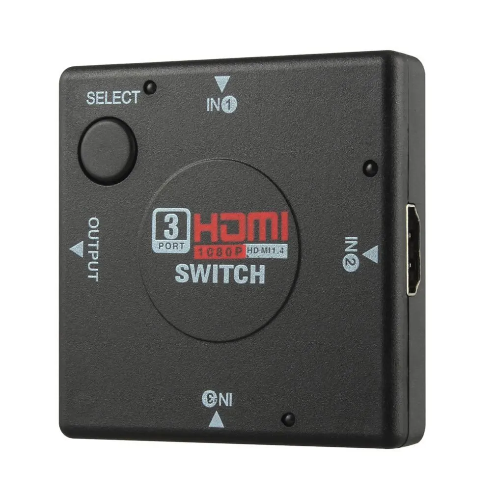 1 шт. Hdmi 3 портовый переключатель Автоматический коммутатор сплиттер селектор