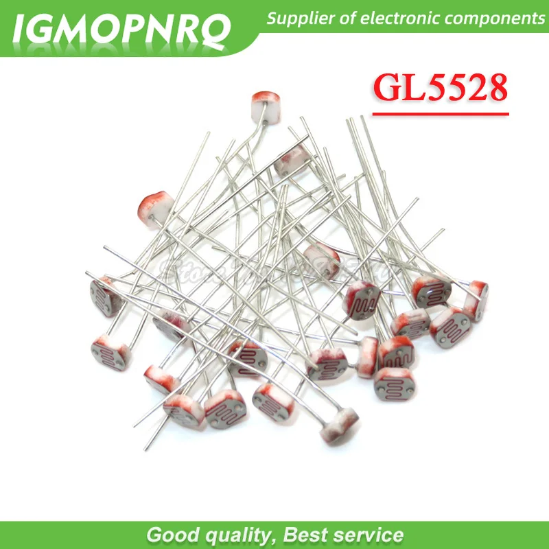 20PCS Photo Light Sensitive Resistor Photoresistor Optoresistor 5mm GL5528 5528