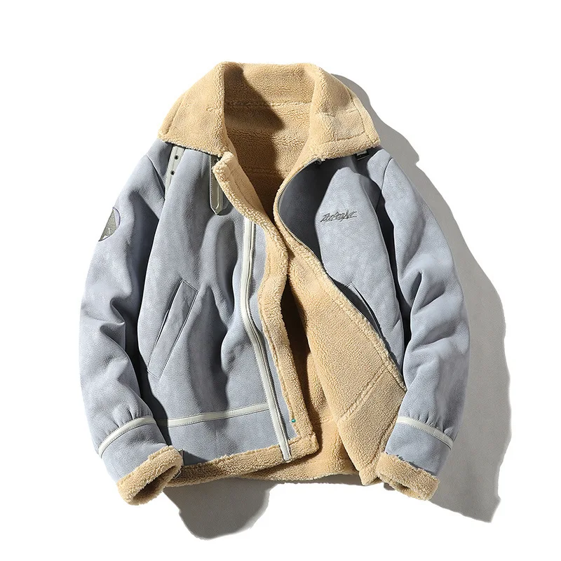 

Winter Thickening Lamb Down Loose Coat Male Tide Brand Loose Cotton Loose Coat You Will Code Jacket Trend Coat One Jacket