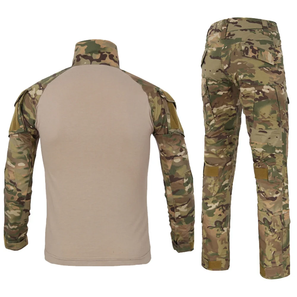 Тактическая камуфляжная военная форма, костюм для мужчин, американская армейская одежда, военная боевая рубашка, набор одежды для охоты