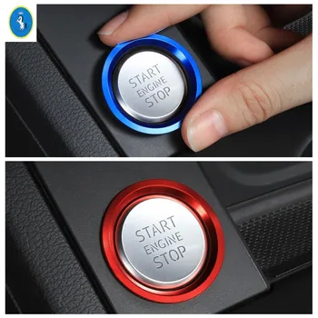 

Yimaautotrims Auto Accessory Engine Start Stop Keyless System Button Trim For Audi A4 B9 A5 Avant Allroad Quattro 2017 - 2020