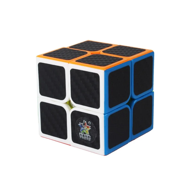 YUXIN наклейка из углеродного волокна 2x2x2 3x3x3 4x4x4 5*5*5 Megaminx Skew Пирамида волшебный куб головоломка на Скорость Куб обучающий игрушки - Цвет: 2x2x2