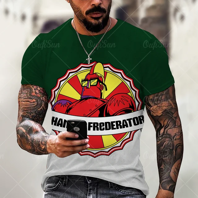 3d Tshirts For Men Vintage Casual T-shirt Street Fashion Men Monogram Printed T-shirt Short-sleeved Loose Oversized T-shirt Tops OFSZ-00281