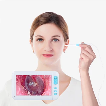 

P20 HD1080P Ear cleaner Screen Otoscope endoscope camera 4.3 inch HD TFT IPS Screen camera Otoscopio digital Ear monitor earpick