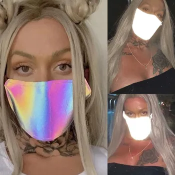 

Adult Luminous Unisex Outdoor Mask Foggy Sunscreen Reflection Mask Can Be Washed Mascarilla Reutilizable Mondmasker Wasbaar Mask