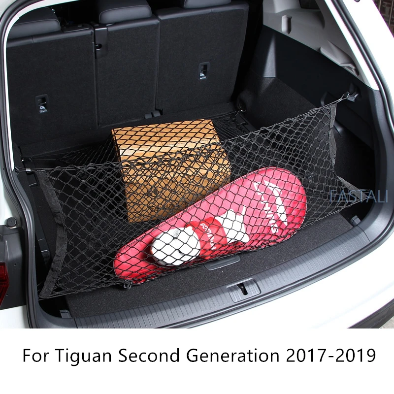 Accessories Trunk Rear Storage Cargo Luggage Net Kit FOR VW Tiguan MK2 2016-2019 