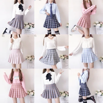 

Ladies Girls Pleated Plaid Skirts Womens High Waist Mini Skirt Summer Fashion Female Short Skirts Sweat Ladies Short Mini Skirt