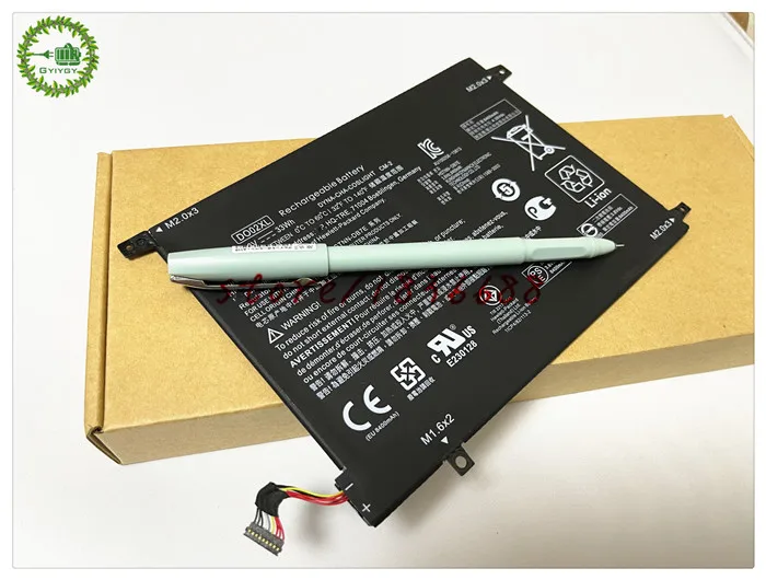 Аккумулятор для ноутбука GYIYGY 33Wh DO02XL планшета HP Pavilion x2 10 отделение 10-N100 10-N121TU 10-N122TU |