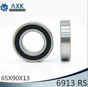 6913 2RS ABEC-1 (2PCS)  65x90x13MM Metric Thin Section Bearings 61913RS 6913RS