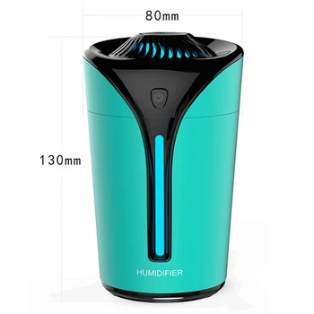 

Flame Cup Humidifier Mini Portable Mute Desktop 3-In-1 Car USB Air Humidifier
