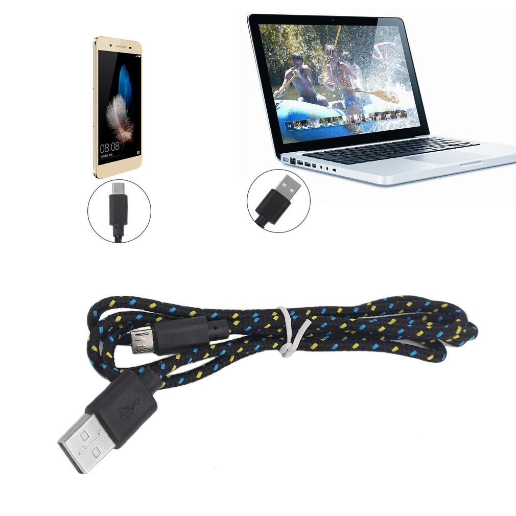 Micro USB кабель 1 м 2 м 3 м Быстрая зарядка нейлоновый USB синхронизация данных мобильный телефон Android адаптер зарядный кабель для samsung кабель