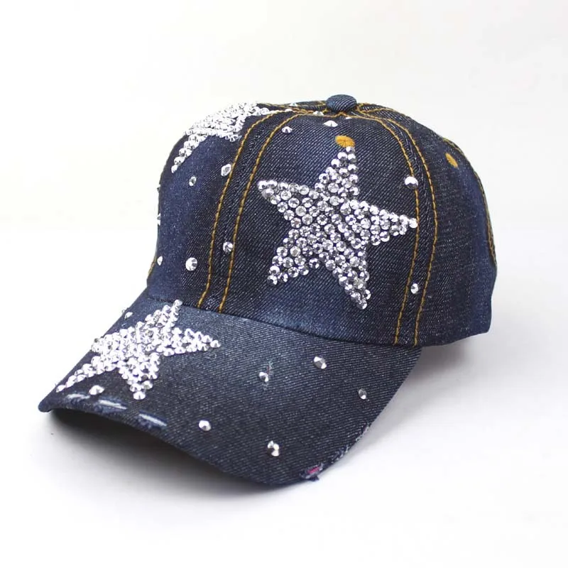 Новая Женская бейсбольная кепка, модная ковбойская Кепка с пятиконечной звездой для мужчин и женщин, бейсбольная Ковбойская шапка для взрослых