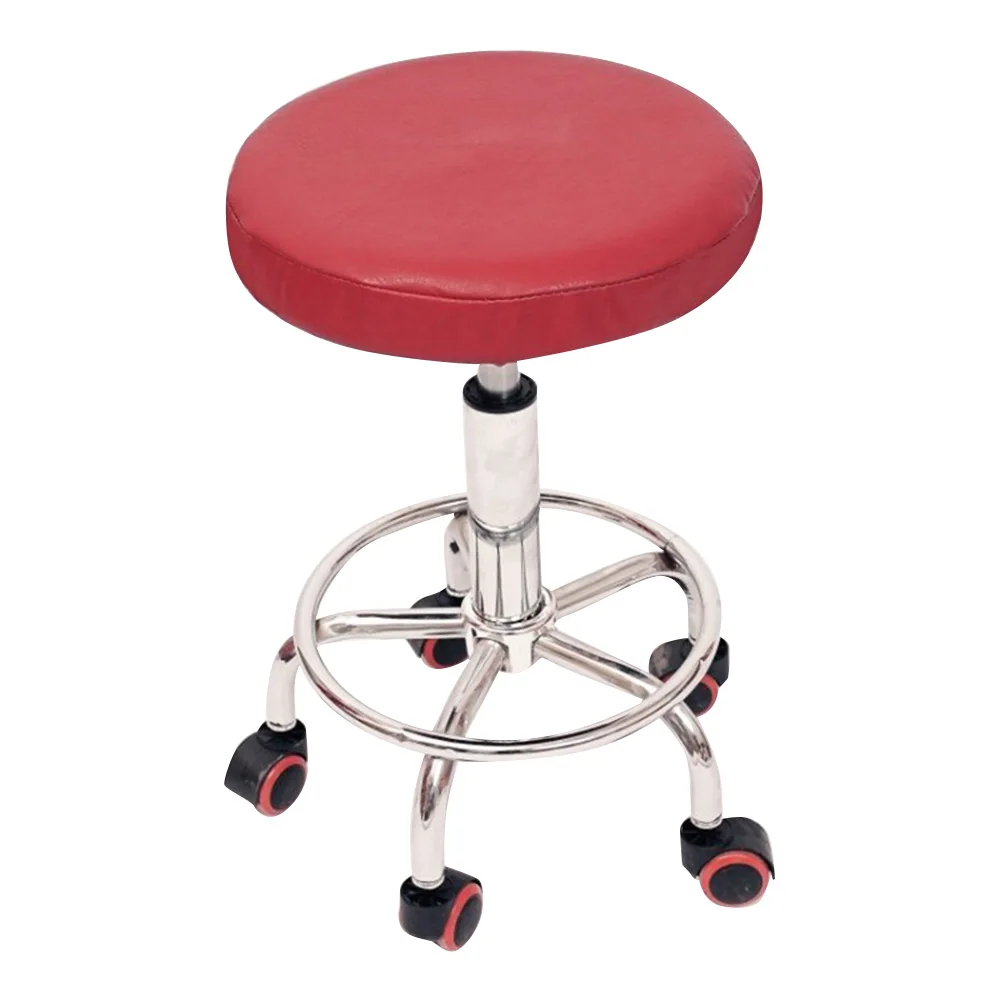 Кожаный чехол для стульев эластичный водонепроницаемый круглый|Чехлы на стулья|