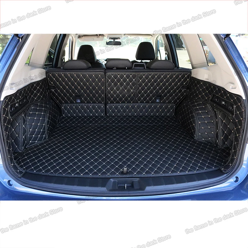 Кожаный коврик для багажника автомобиля Lsrtw2017 подкладка груза Subaru Forester 2013 2014 2015