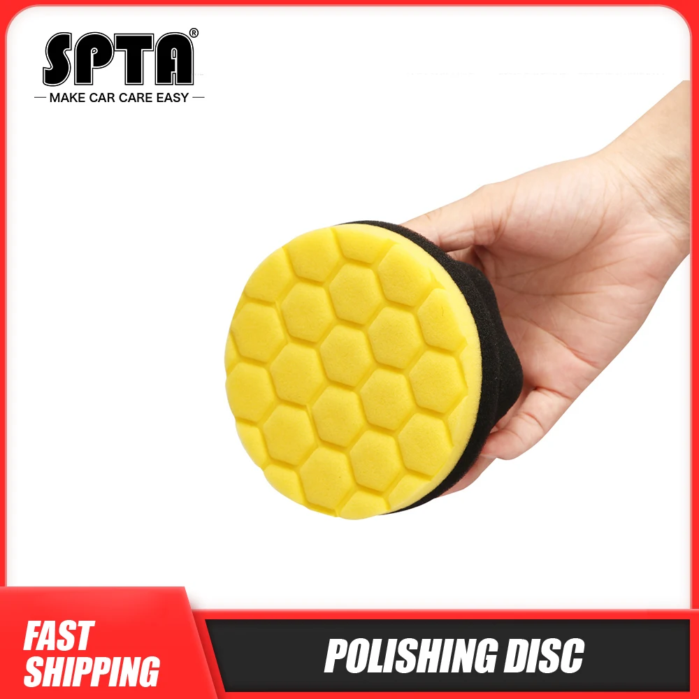 SPTA губка для рук с Воском Губка высокой плотности из полиэстера Авто шина