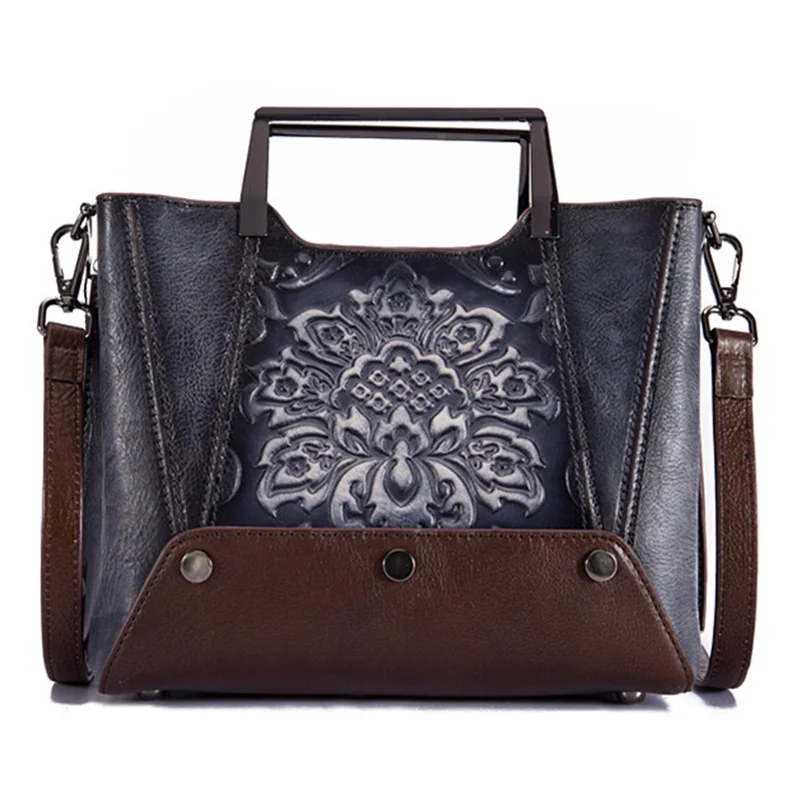 Luxury Brand Designer Handbags Women Bags Cow Genuine Leather Bag For Tassel Shoulder Flower Sac Main Female CrossBody | Багаж и сумки