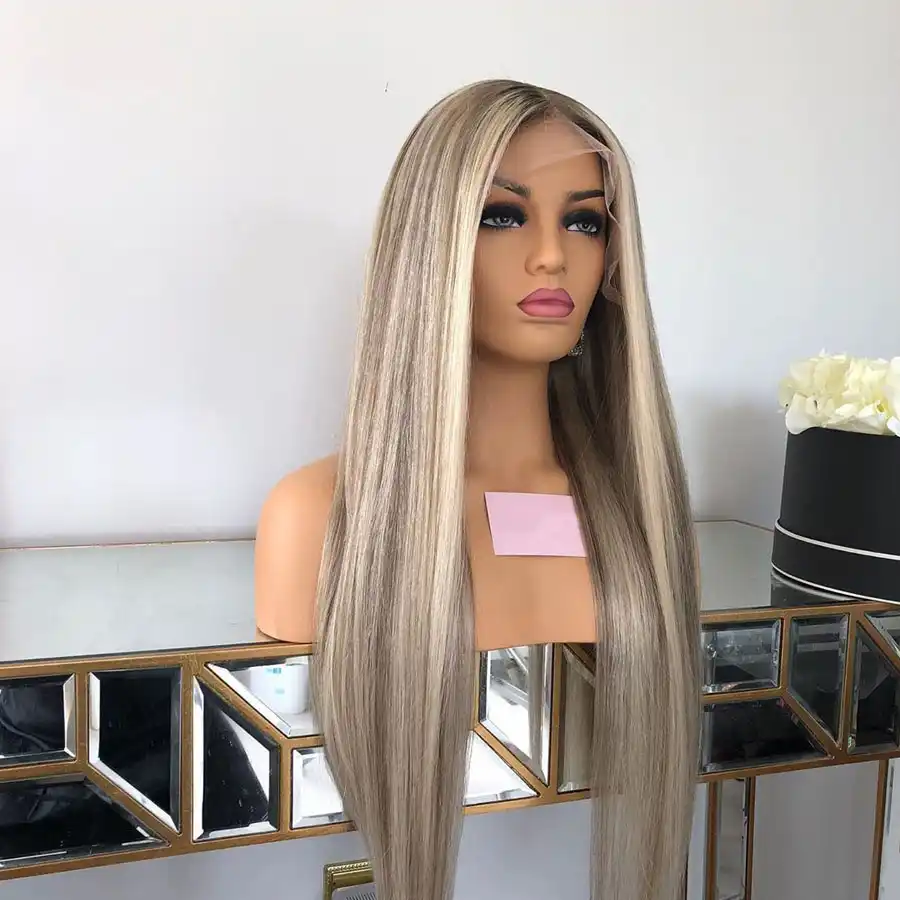 Ombre platinum blonde wig Clearance