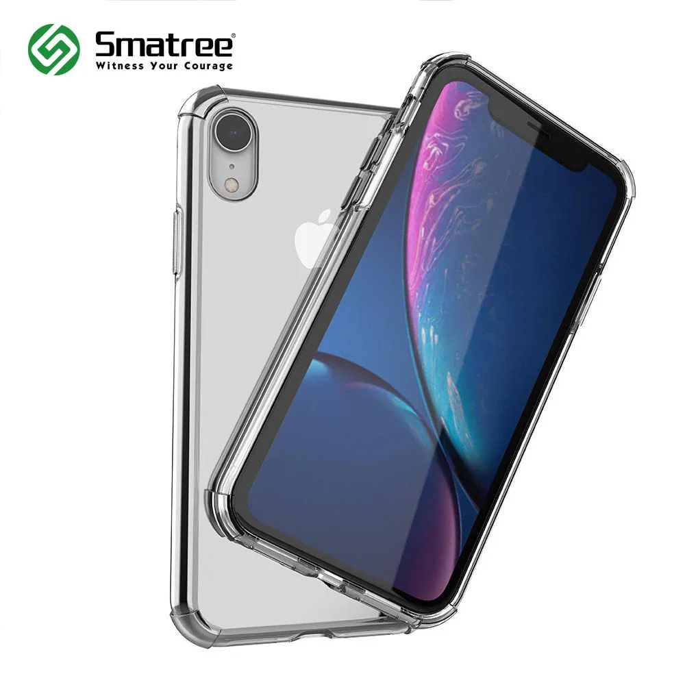 

Smatree Shockproof Case Compatible for iPhone XR, Protective Clear Phone Case with Cushioned Corners