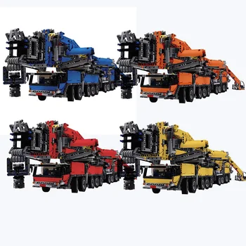 Kaufen Neue RC Motor Power Funktionen Kran LTM 11200 Fi T Lepining Technik MOC-20920 Kits Bausteine Ziegel Spielzeug Geschenk Geburtstag