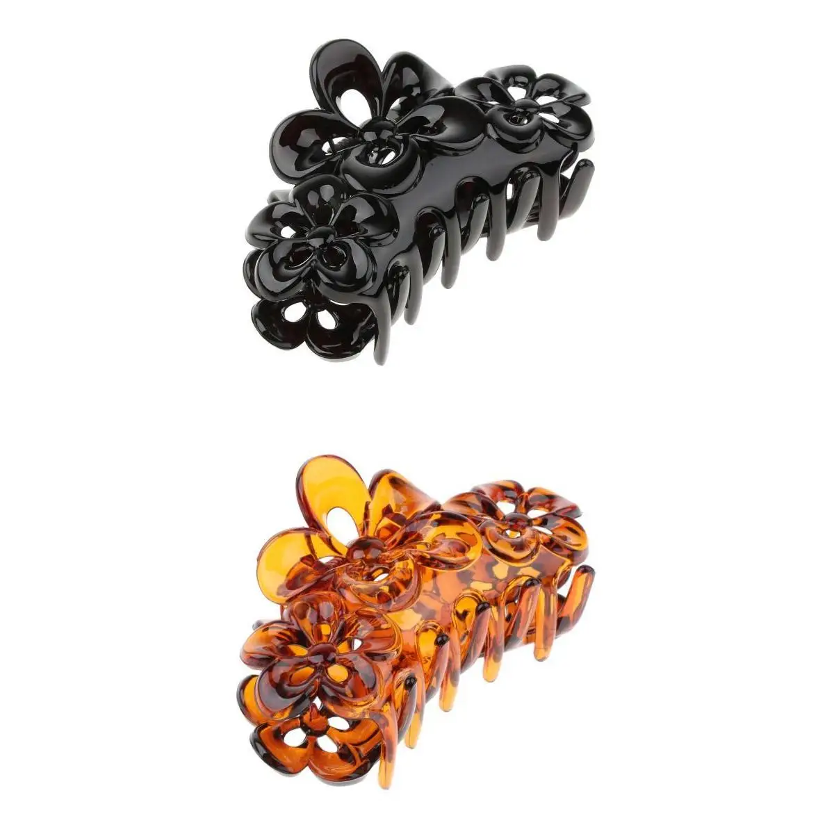 2/pack Large Hair Clip Claws Flower Clamp Womens Long Thick Hair Accessories