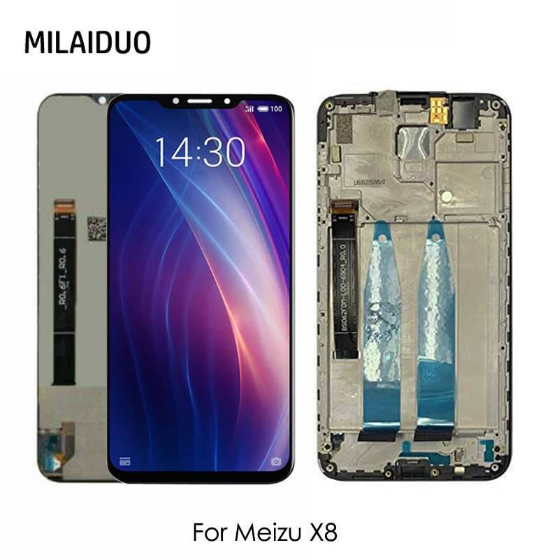 ЖК-дисплей для Meizu X8 X 8 кодирующий преобразователь сенсорного экрана в сборе