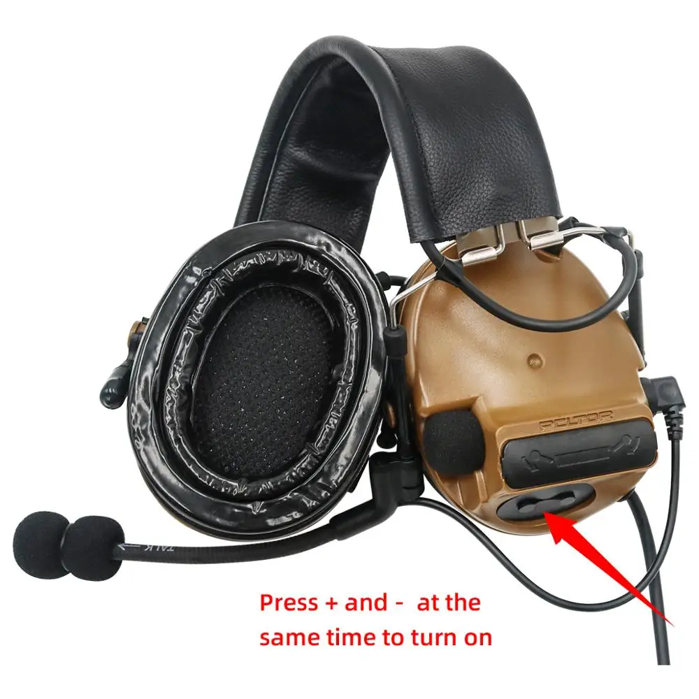 COMTAC III TAC-SKY COMTAC comtaciii Silicone Earmuffs Outdoor Sports Noise Reduction Pickup Military Shooting Headphones C3CB