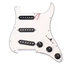 Prewired накладка SSS с одной катушки ЗВУКОСНИМАТЕЛИ ДЛЯ электрогитара Strat