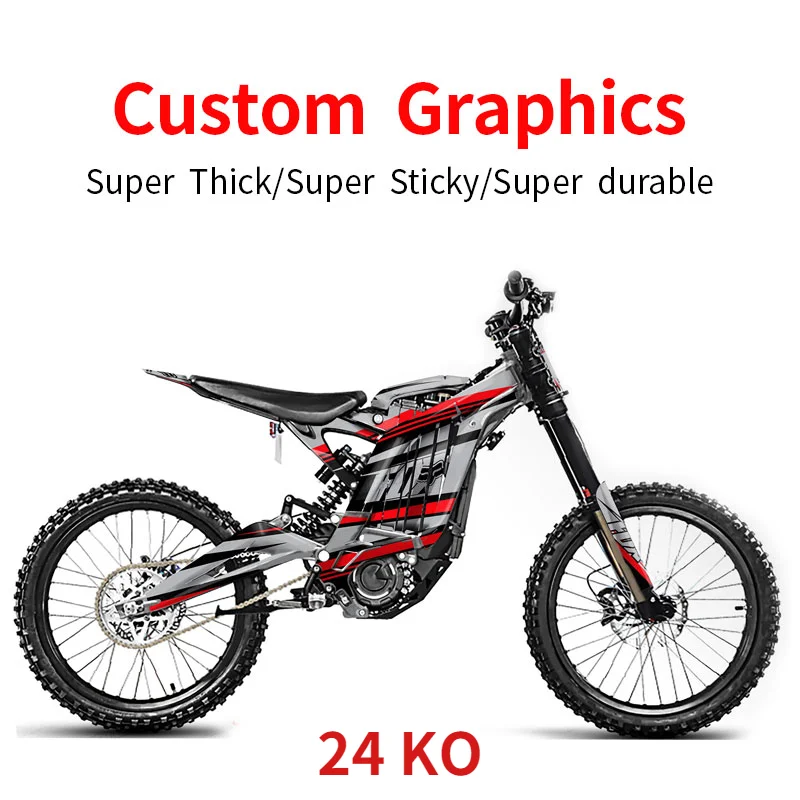 

For SURRON Custom Stickers Light Bee X Electric Off-road Bike Dirtbike Decorative Self-adhesive Moisture-proof Thick SUR-RON