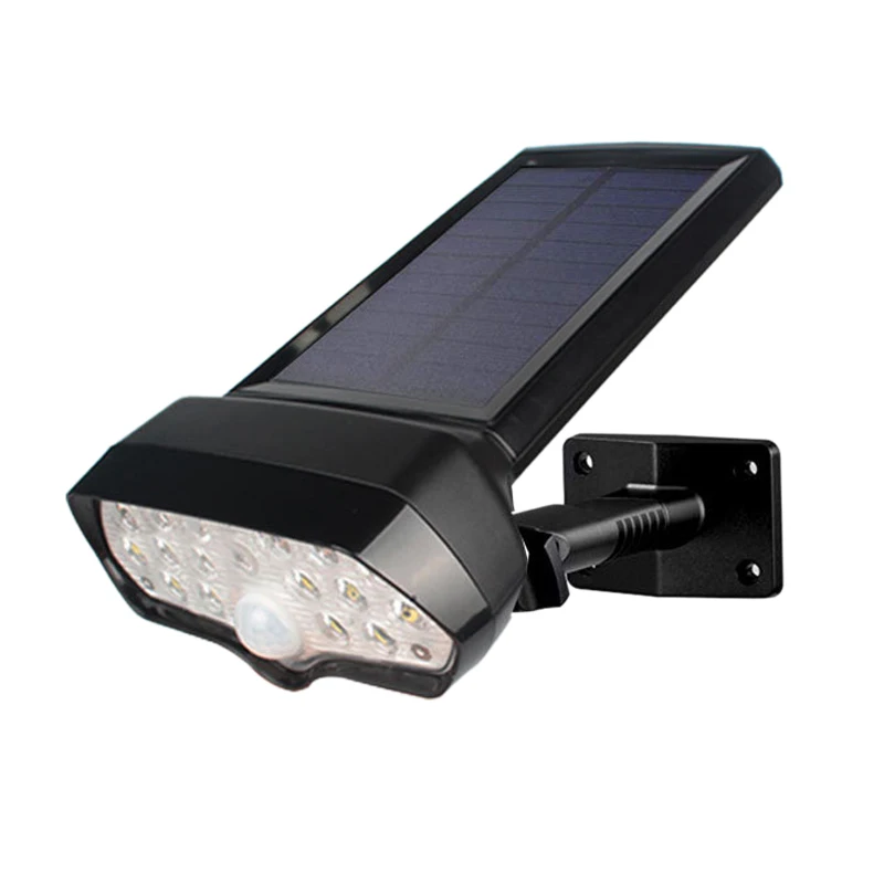 

ABUI-16 Leds Solar Light Pir Motion Sensor Solar Lamp Waterproof Solar Powered Spotlights Wall Lamp for Outdoor Garden Decoratio
