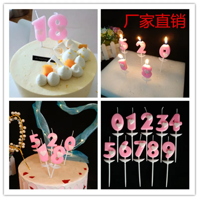 Дети Сюрприз подарок opp пятизвездные цифровые товары для украшения торта милые Креативные свечи для дня рождения