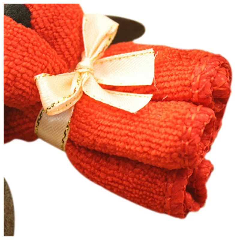 Promotion! 3Pcs Towel Washcloth Wedding Gifts Decoration- Random Color